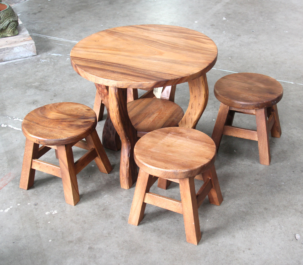 kids table with stools